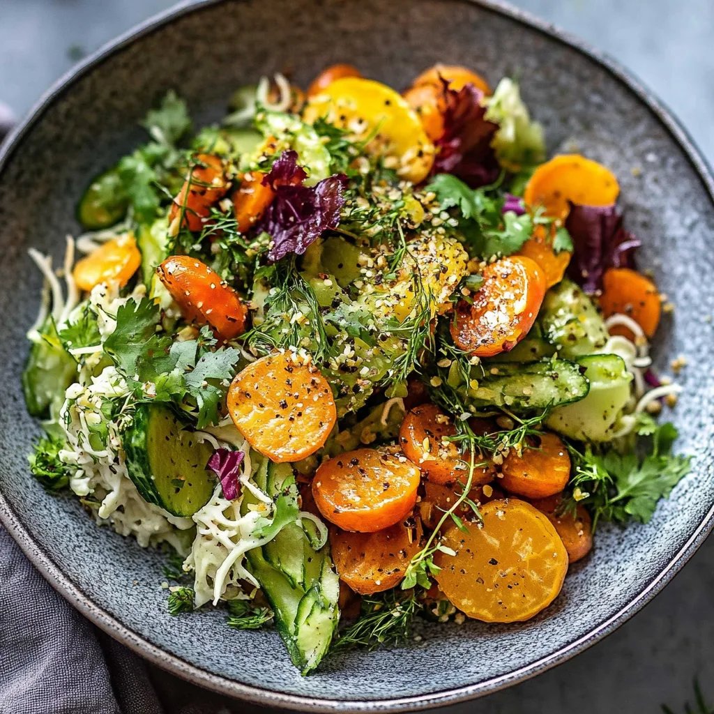 Rosenkohl Salat mit Süßkartoffeln & Kichererbsen
