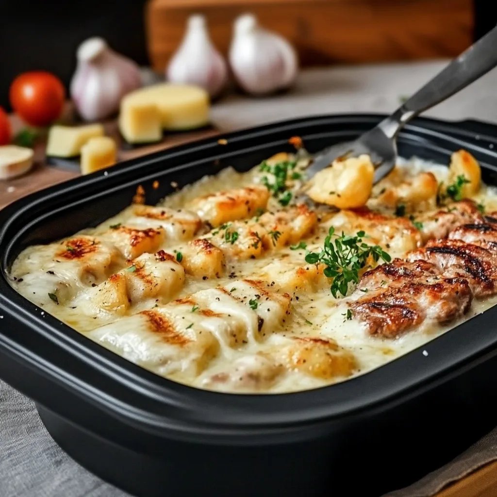 Raclette mit Käse und Fleisch