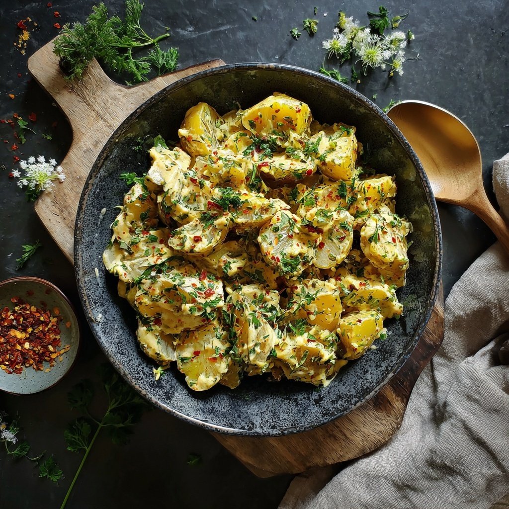 Kartoffelsalat Zum Grillen Mit Senf Dressing