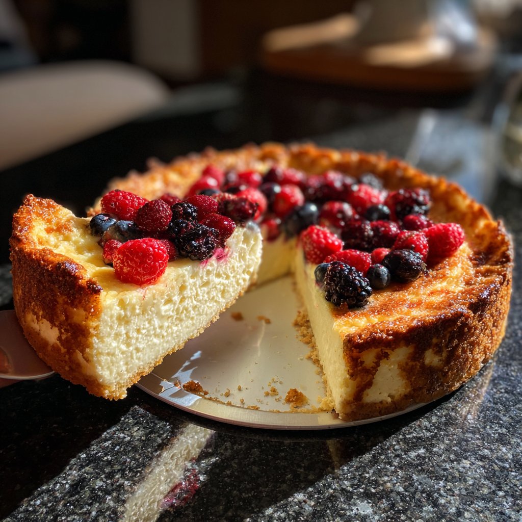 Romantischer Käsekuchen für zwei