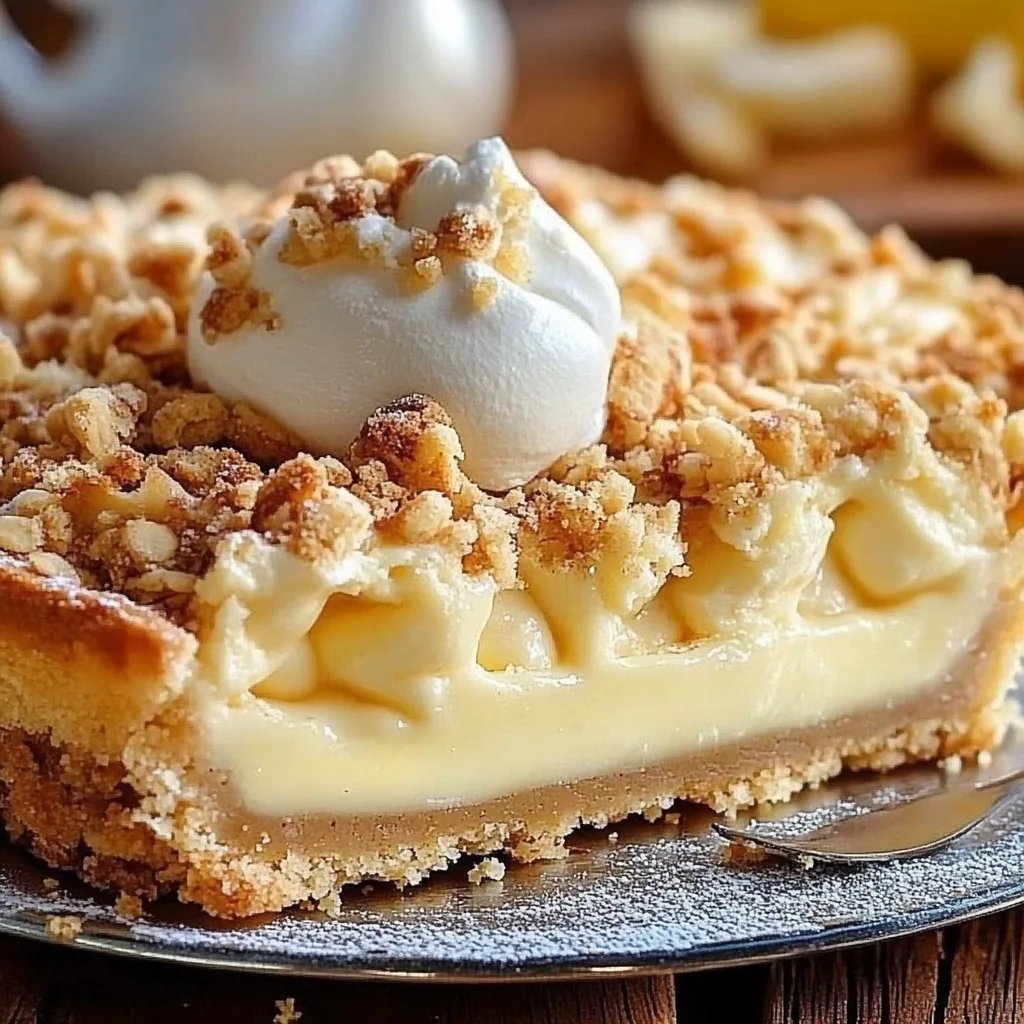 Streuselkuchen mit Pudding