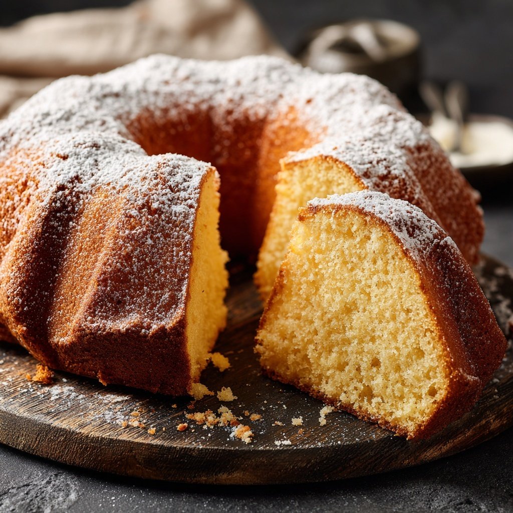 Einfacher Vanillebutterkuchen