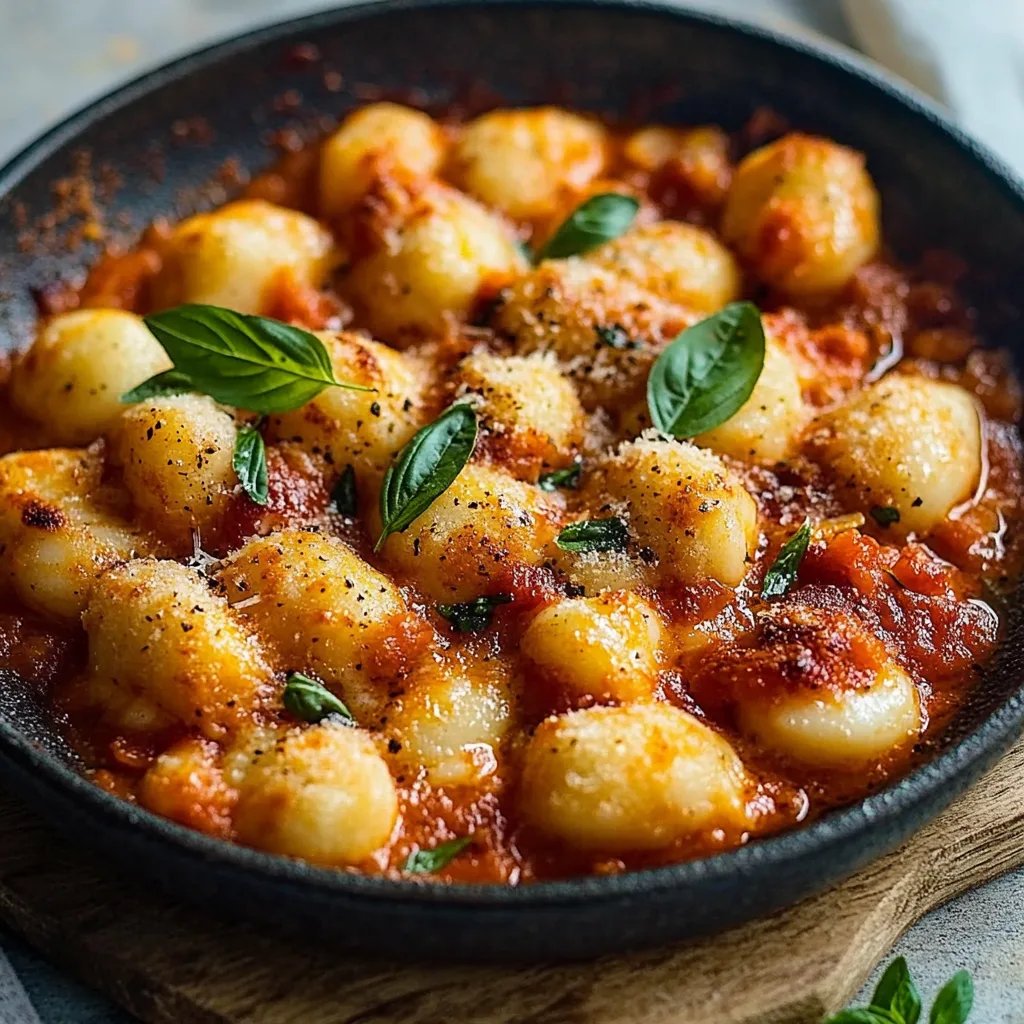 Gnocchis Gratinés Sauce Tomate